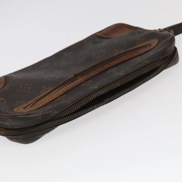 LOUIS VUITTON Monogram Marly Dragonne GM Clutch Bag M51825 LV Auth 95093 - Picture 7 of 16